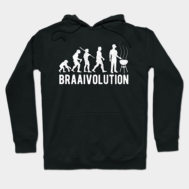 Braai Evolution Grill Expert Funny Family BBQ Hoodie by BraaiNinja